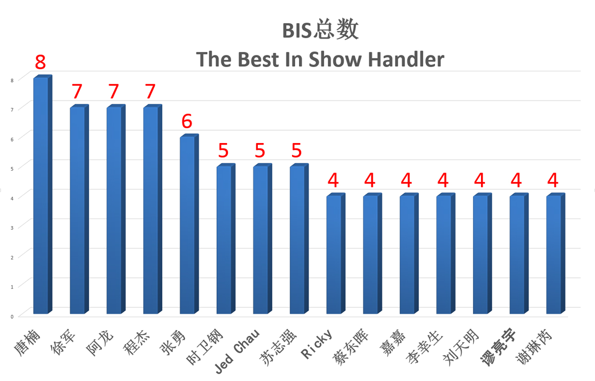 OPEN BIS(1-4)指导手统计表